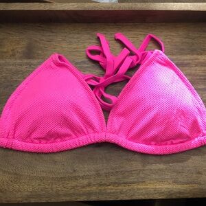 Aerie Vibrant Pink Bikini Top